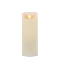 L & L Gerson LED Bisque Flamless Pillar Candle Indoor Christmas Decor 44611